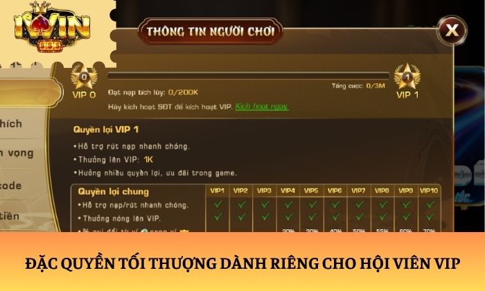 rút tiền iwin Đặc quyền tối thượng dành riêng cho Hội viên VIP